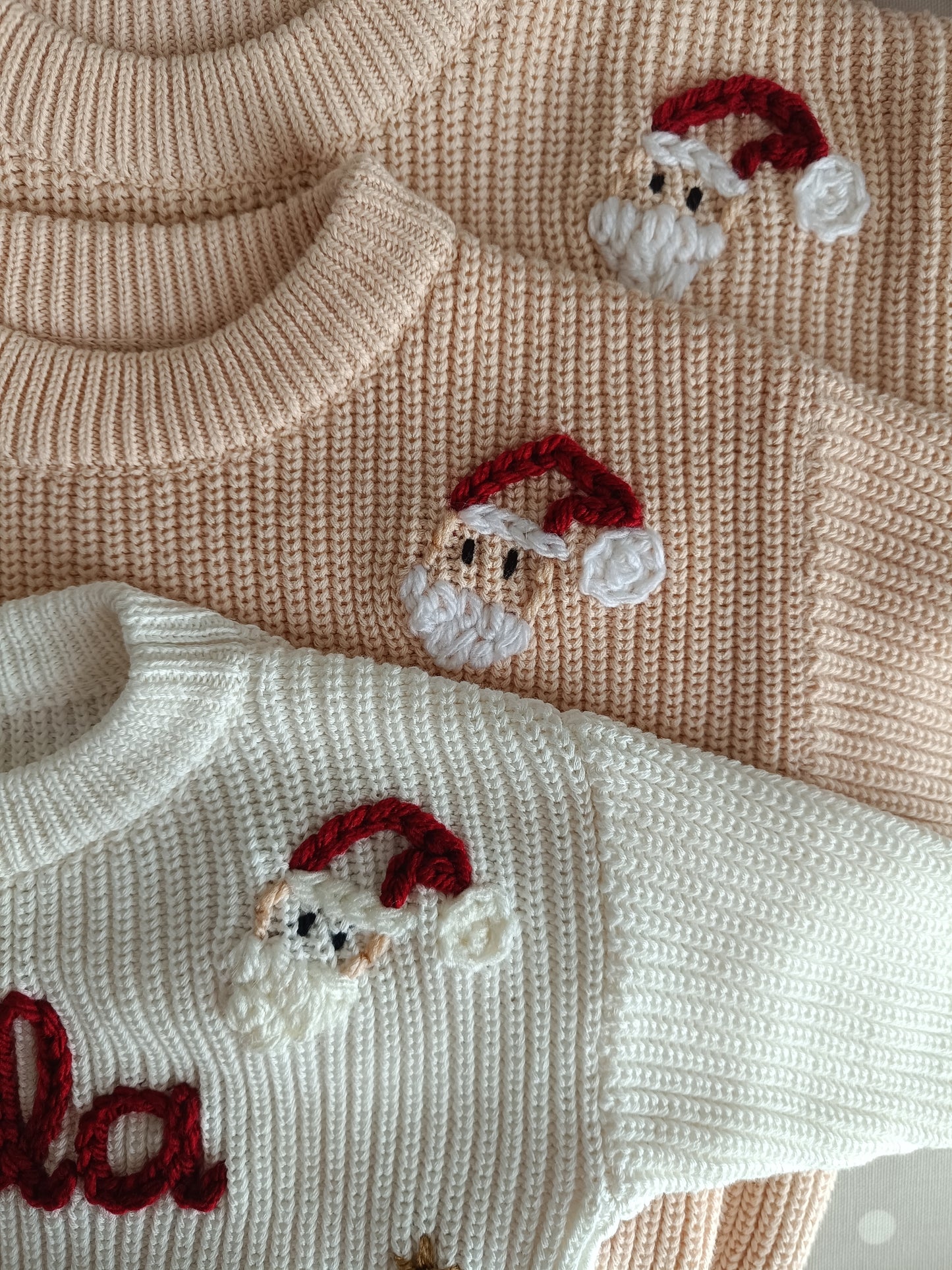 Christmas Believes Natural Oversized Jumper