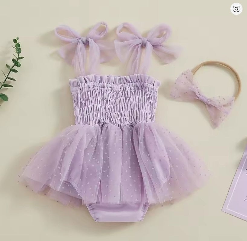 SALE Purple Tutu Dress 12-18m