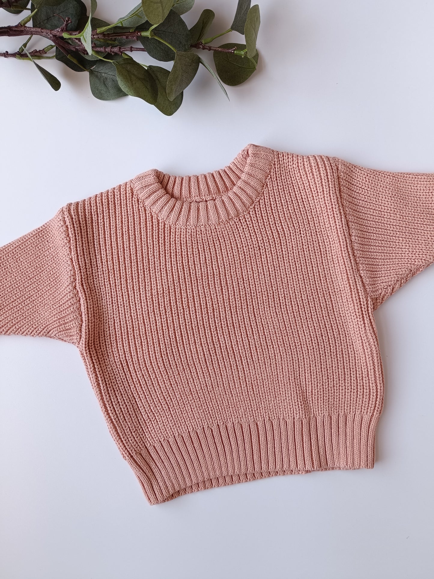 SALE Dusky Rose Jumper 0-6m