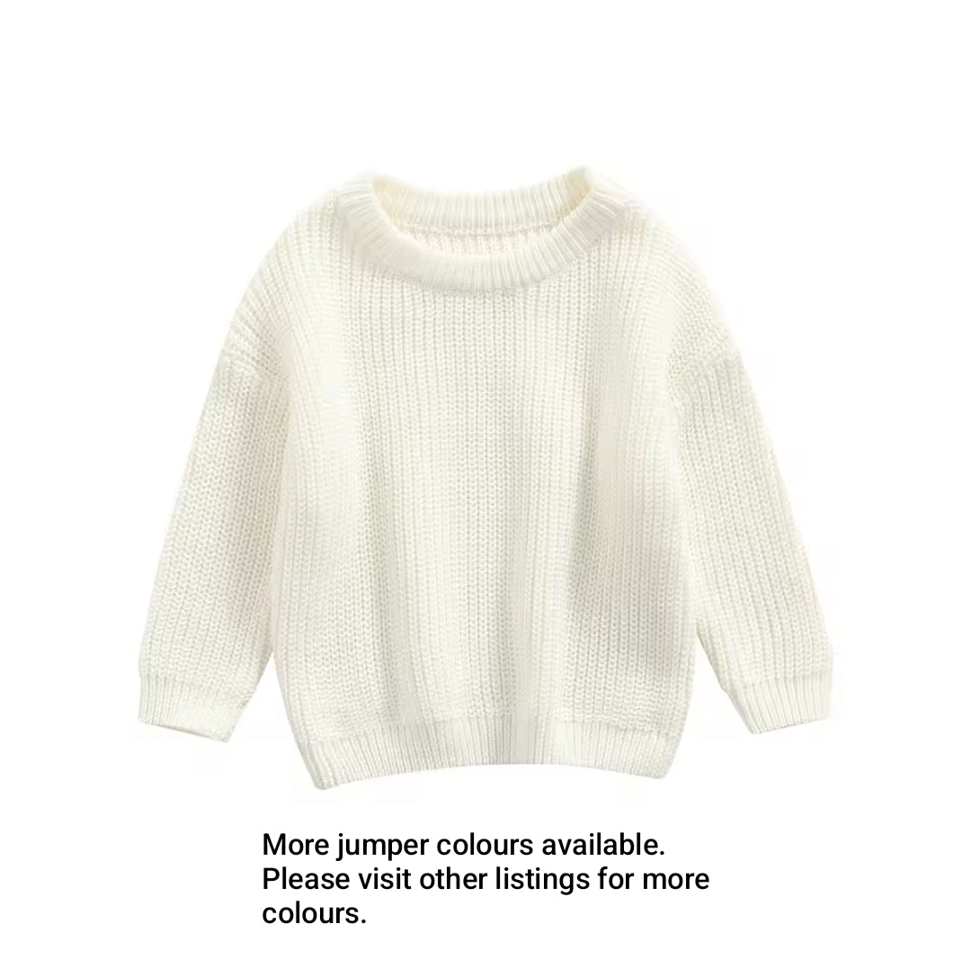 White Oversized Jumper - Multicolours available