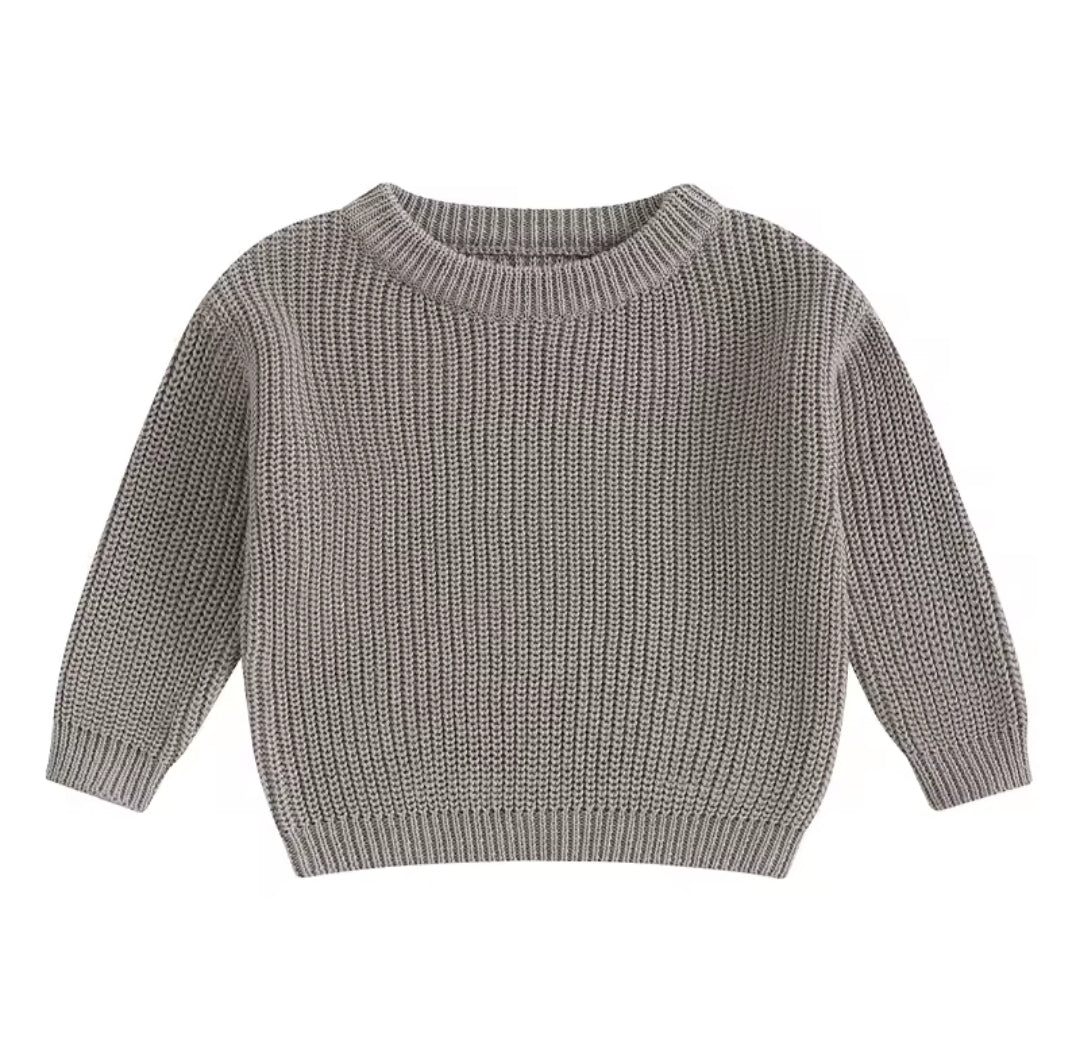 Light Grey Oversized Jumper - Multicolours available