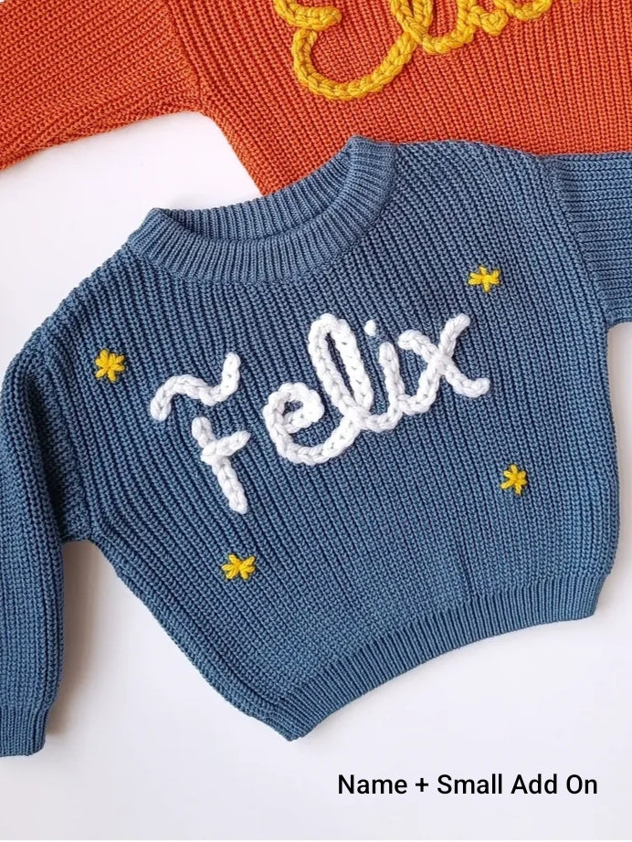 Denim Blue Oversized Jumper - Multicolours available