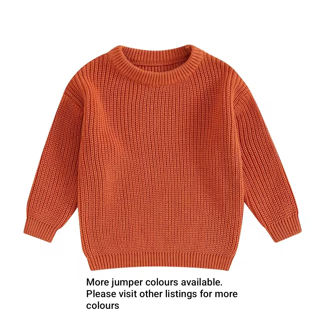Orange Oversized Jumper - Multicolours available