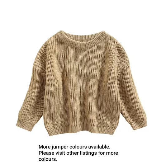 BER Latte Oversized Jumper