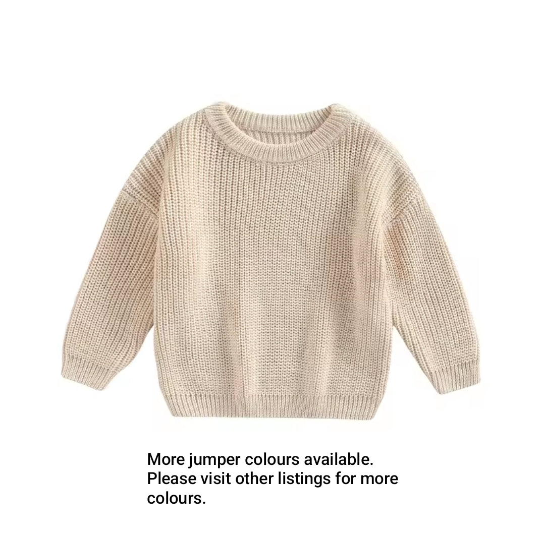 Natural Oversized Jumper - Multicolours available
