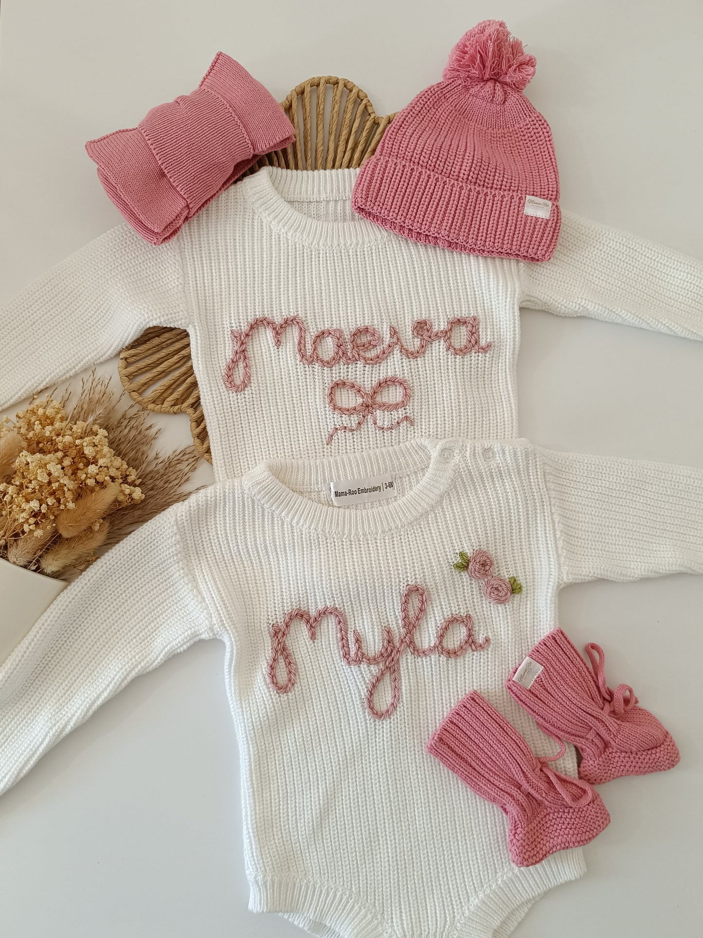 Personalised Organic Cotton White Romper