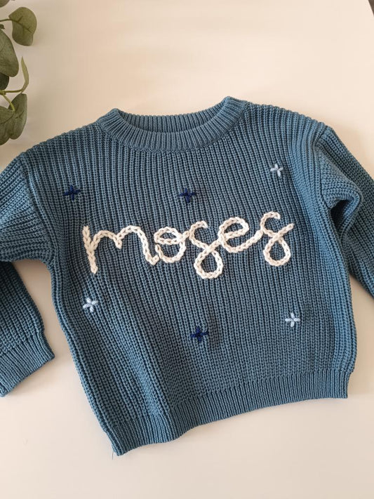 Denim Blue Oversized Jumper - Multicolours available