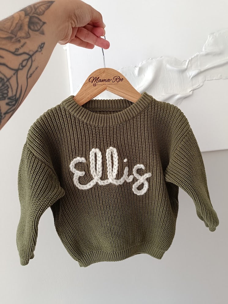 SALE Pine Name Oversized Jumper