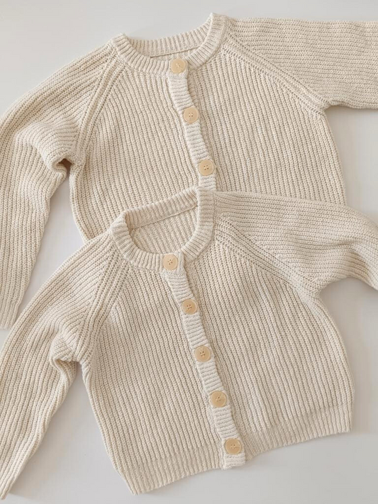 SALE Cream Cardigans 4Y & 6Y