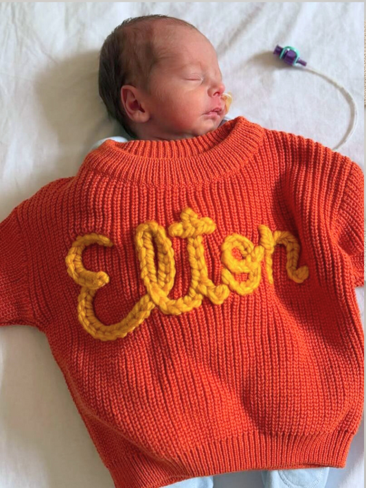 Orange Oversized Jumper - Multicolours available