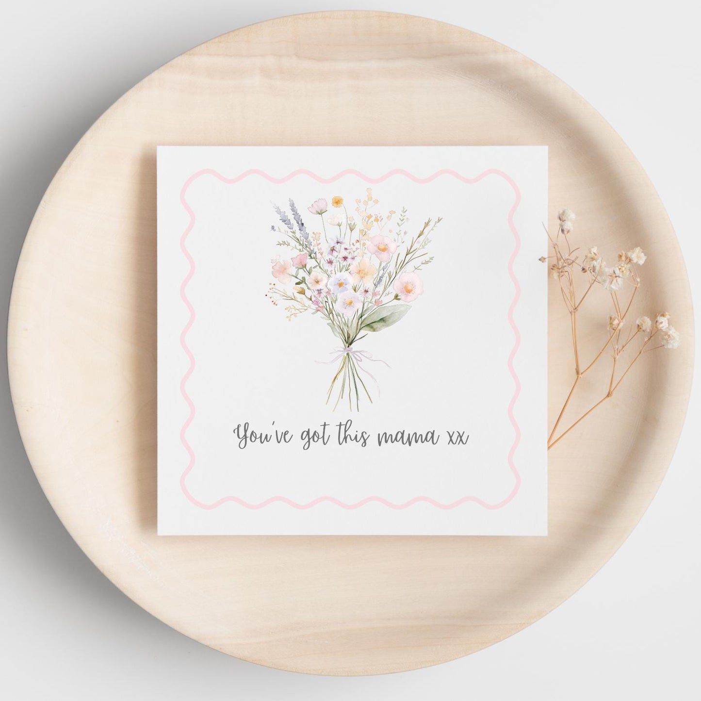Pregnancy Card - Mum to be Card - Mum Motivation Greeting Card- Card For Mum RD53