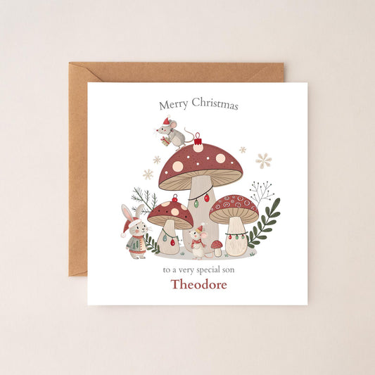 Personalised Son Christmas Card| First Christmas Card for Son |2025 Christmas Card | Christmas Card for Grandson, Nephew