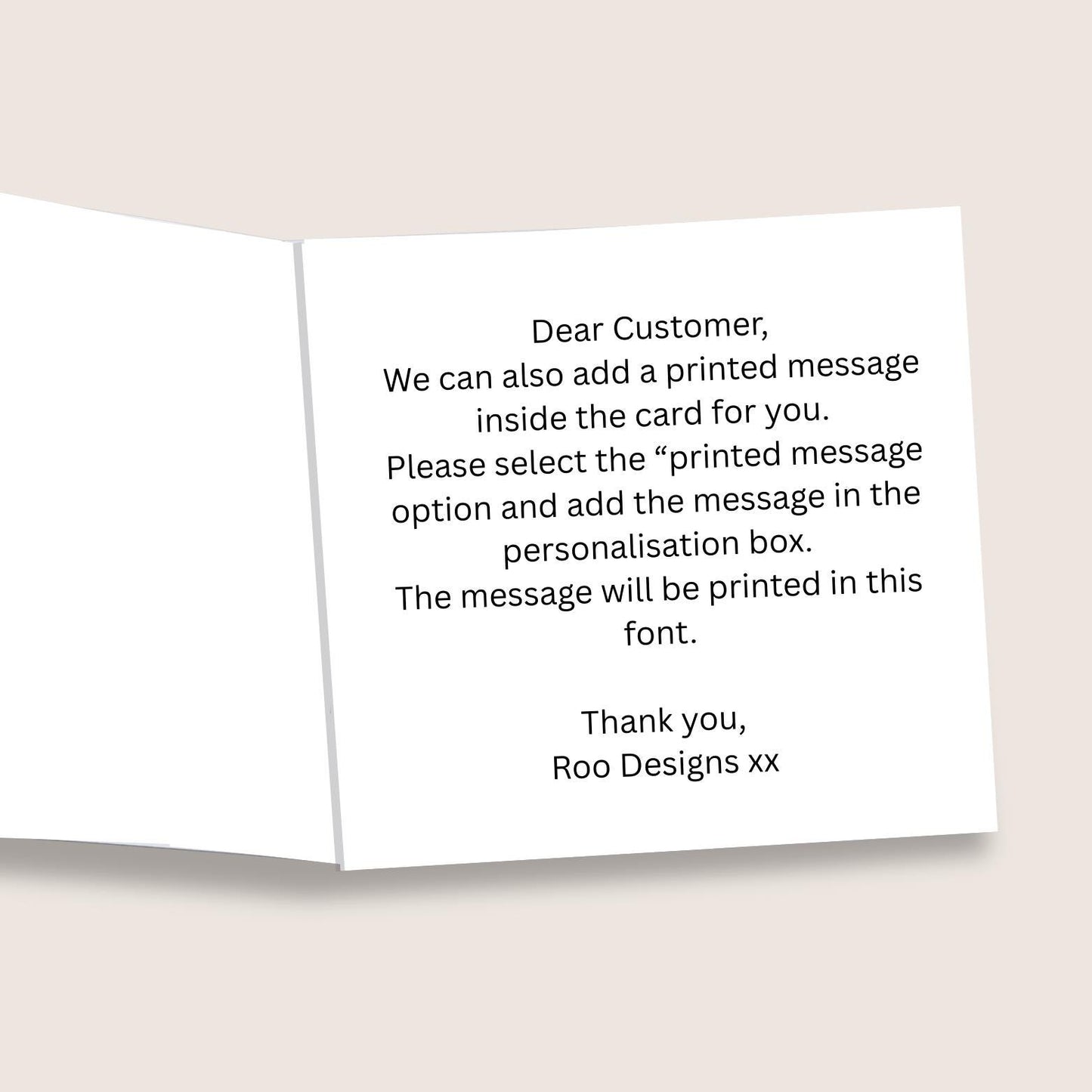 Personalised New Baby Goose Card, Personalised Baby Pink Greeting Card ,Goose Baby Card, Initial Baby Card