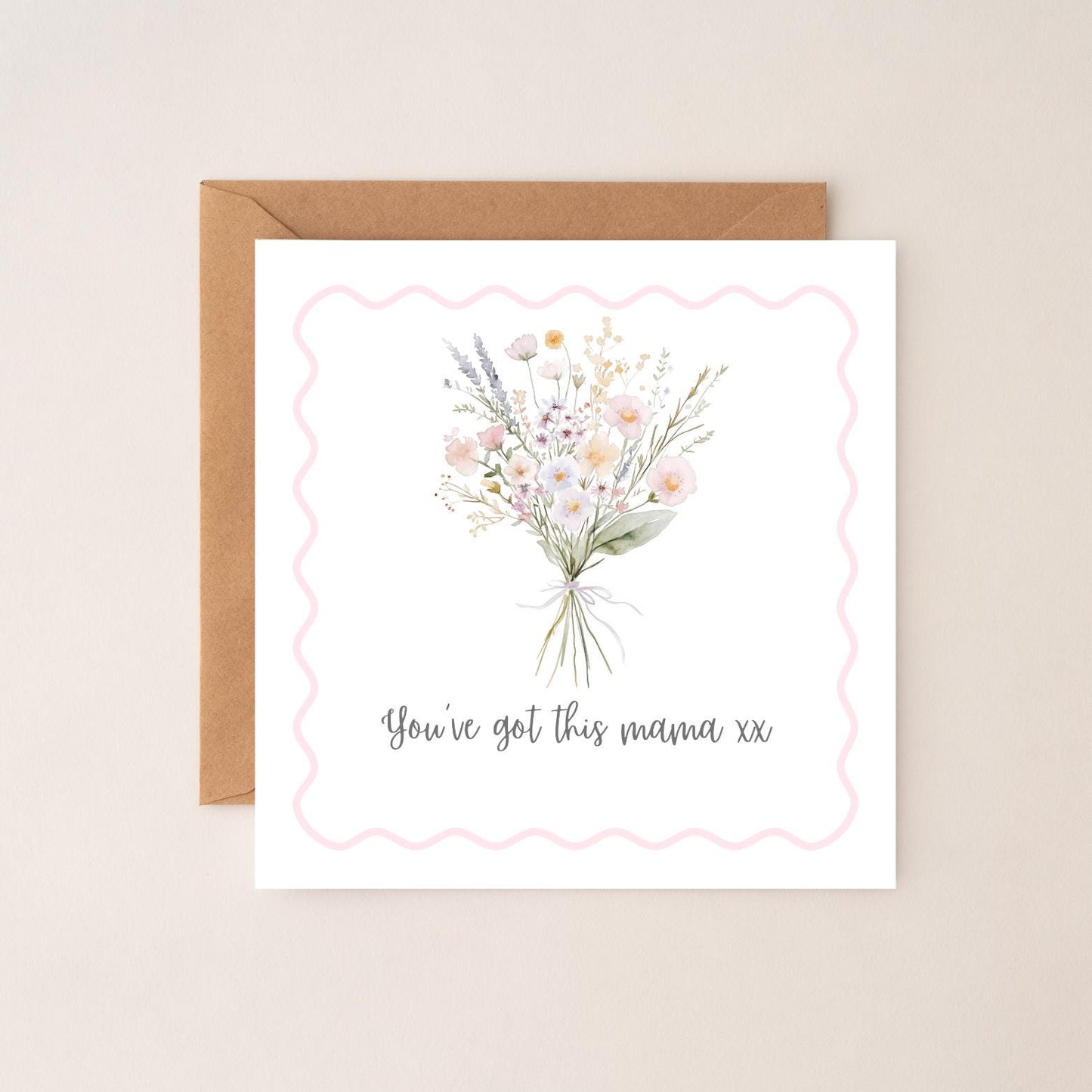 Pregnancy Card - Mum to be Card - Mum Motivation Greeting Card- Card For Mum RD53