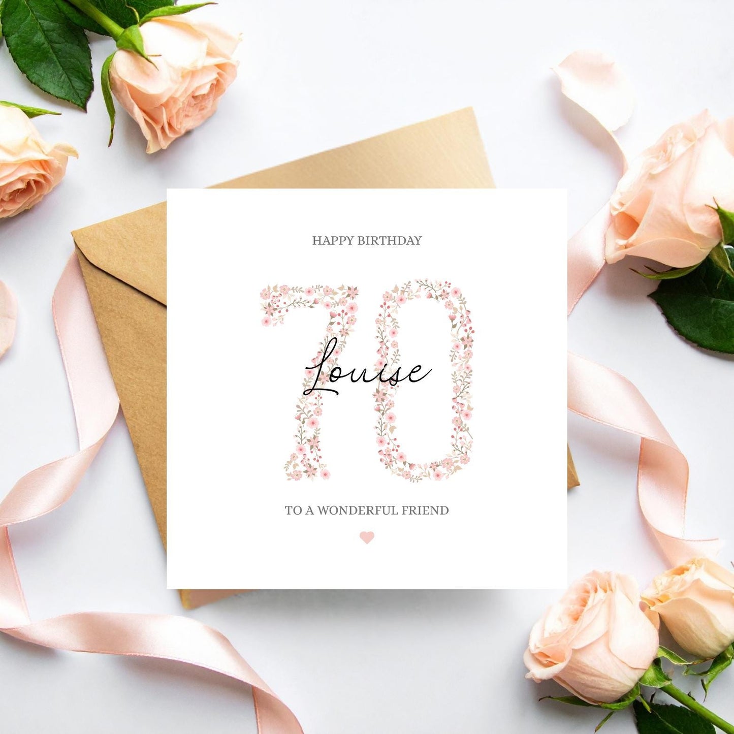 Personalised 30th Birthday Card, Thirtieth Birthday Card, Custom Birthday Card For Daughter, Birthday Card for Her. Any Age Birthday Card