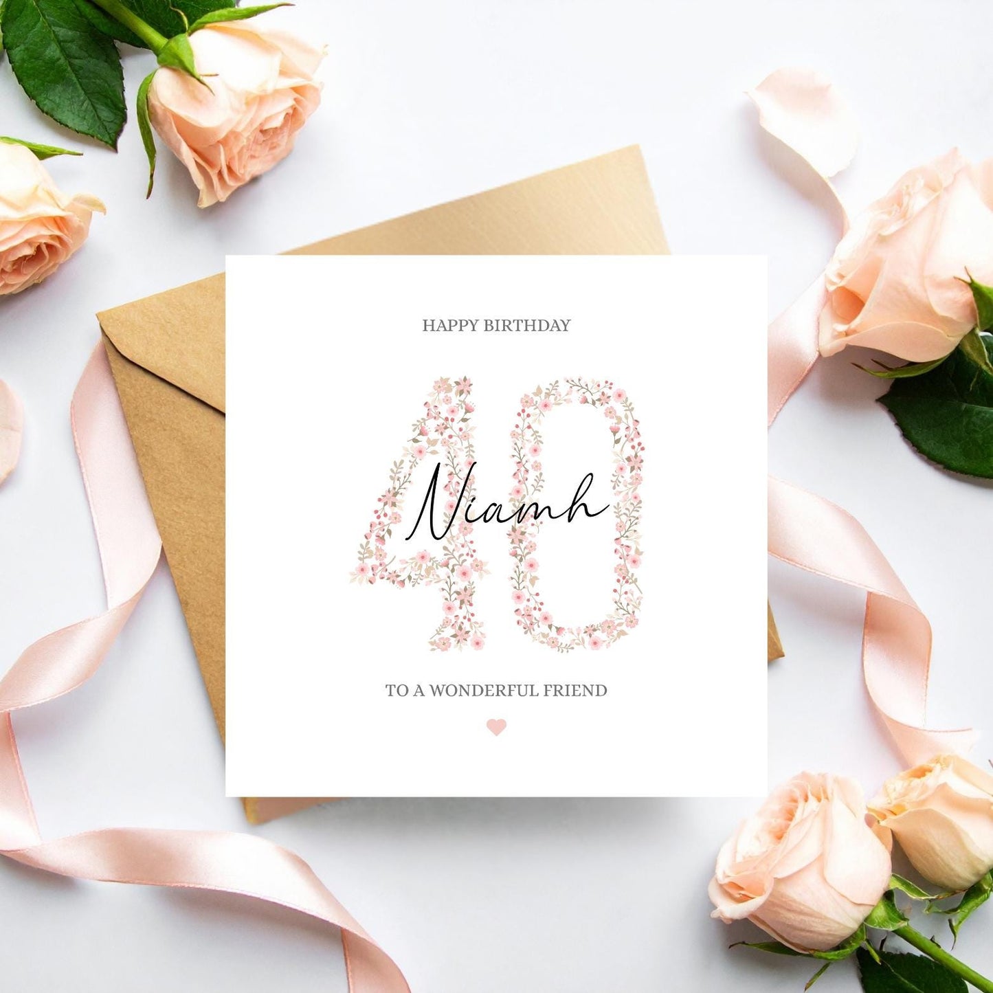 Personalised 60th Birthday Card, Sixtieth Birthday Card, Custom Birthday Card For Mum, Grandma, Birthday Card for Her. Any Age Birthday Card