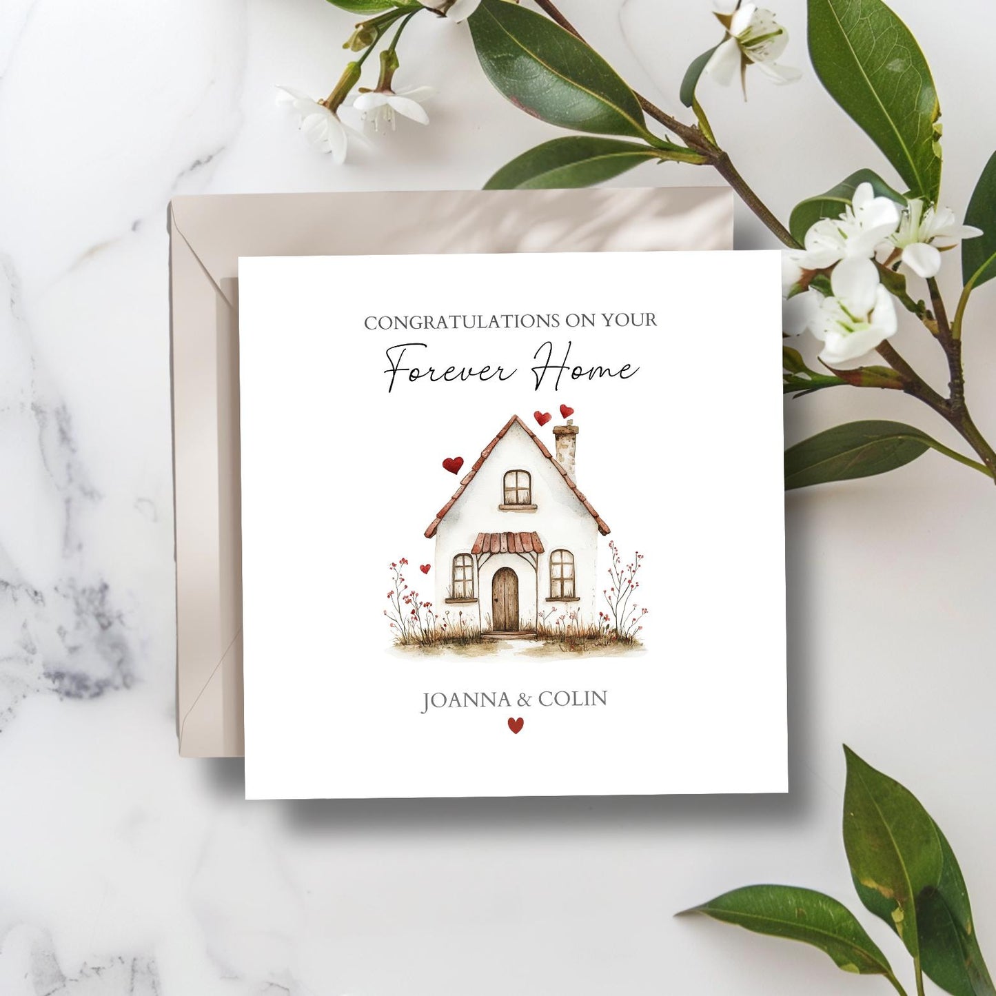 Personalised New Home Card, Happy New Home Card, First Home Together Card Very First Home Card, Forever Home Card, Neutral New Home Card