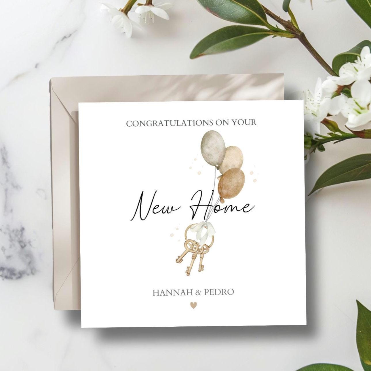 Personalised New Home Card, Happy New Home Card, First Home Together Card Very First Home Card, Forever Home Card, Neutral New Home Card