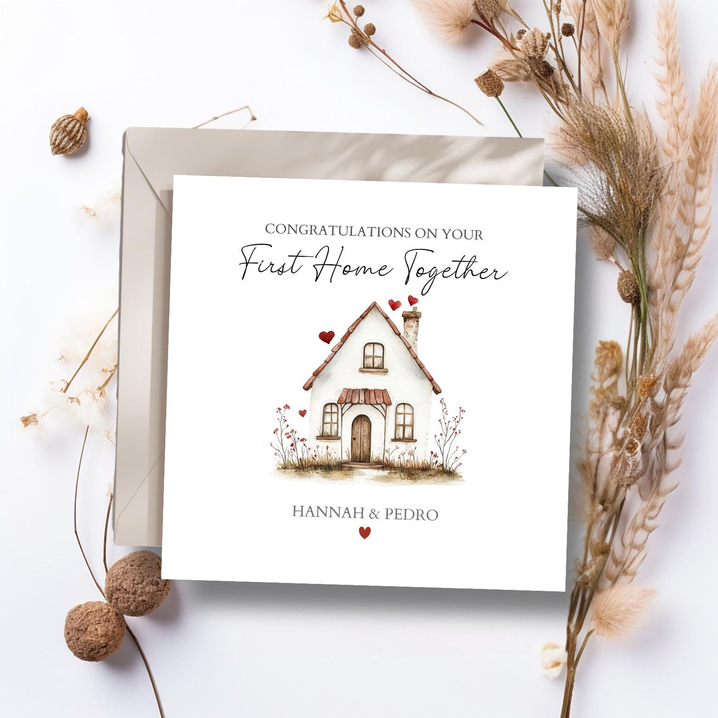 Personalised New Home Card, Happy New Home Card, First Home Together Card Very First Home Card, Forever Home Card, Neutral New Home Card