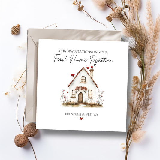 Personalised New Home Card, Happy New Home Card, First Home Together Card Very First Home Card, Forever Home Card, Neutral New Home Card