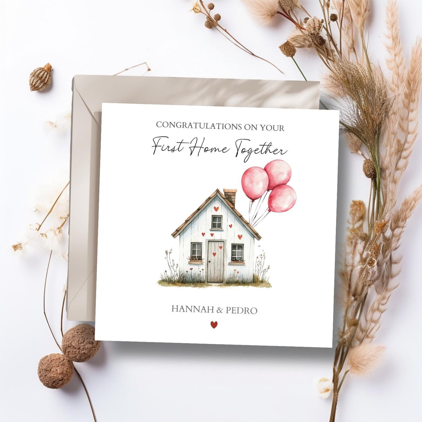 Personalised New Home Card, Happy New Home Card, First Home Together Card Very First Home Card, Forever Home Card, Neutral New Home Card
