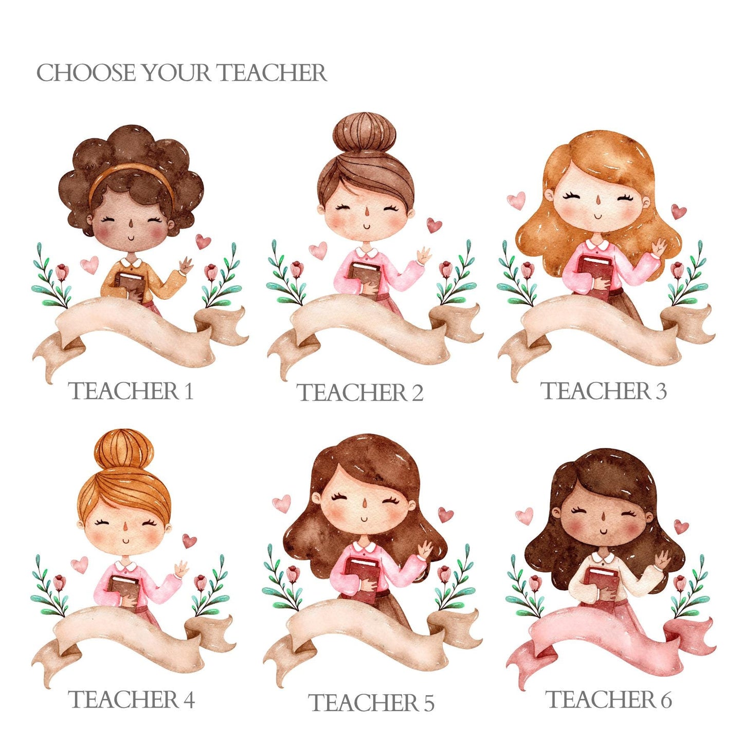 Personalised Thank You Teacher Card, Teacher Card, Thank You Teacher Card, End of Term Card, Key Worker Card, Head Teacher Card