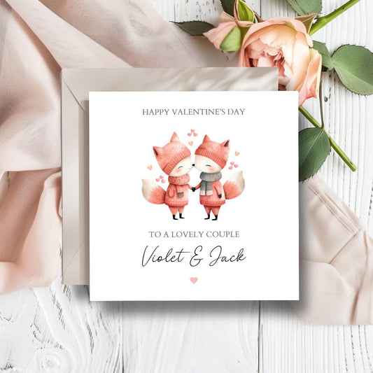 Personalised Couple Valentines Card, Personalised Special Couple Valentine Card, Valentines Card for Wife, Girlfriend, Fiancé