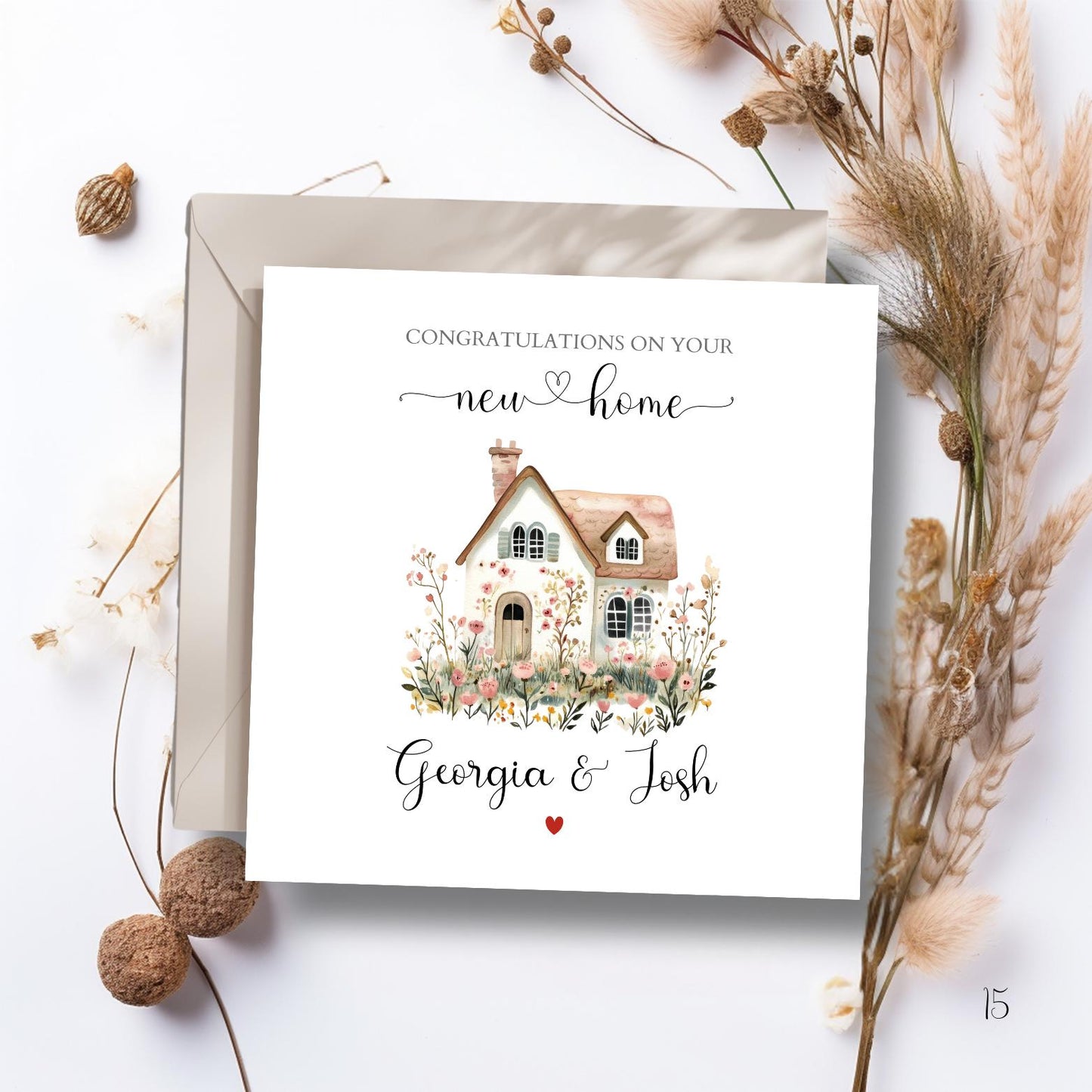 Personalised New Home Card, Happy Dream Home Card, First Home Together Card, Forever Home Card, Neutral New Home Card