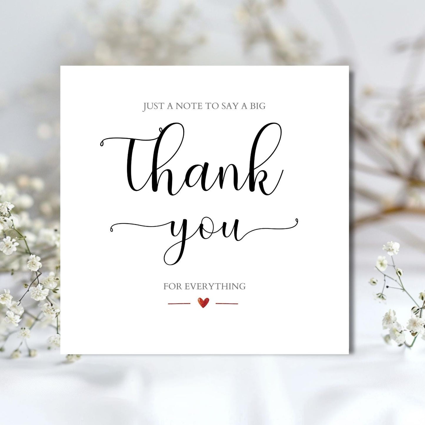 Personalised Thank You Card, Doctor Thank You Card, Thank You For Your Support Card, School Thank You Card