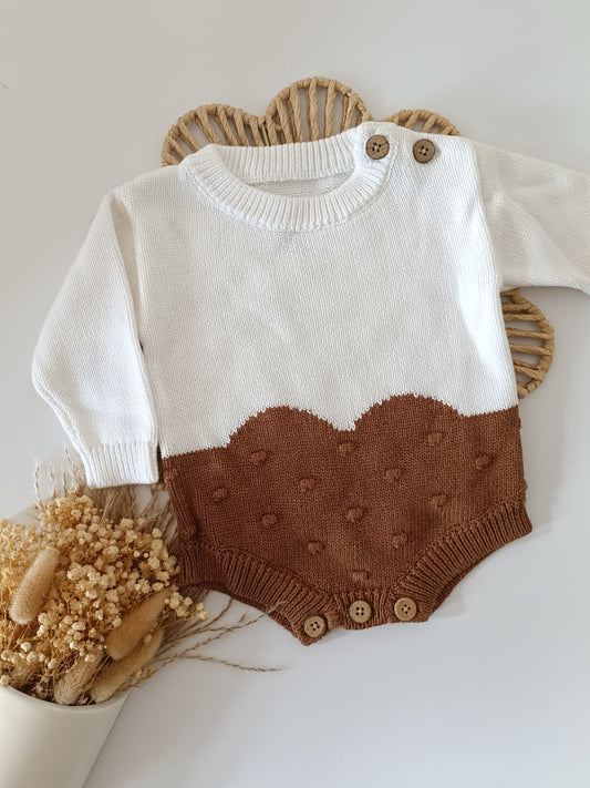 Personalised Christmas Pudding Romper 0-3M