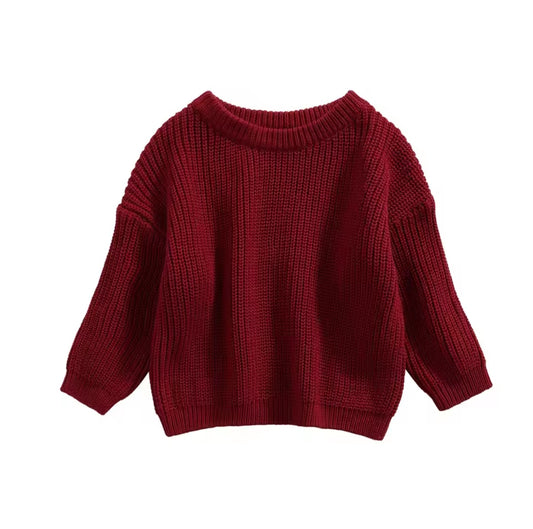 Christmas Believes Red Oversized Jumper