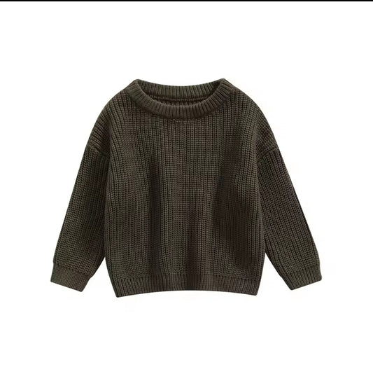 Army Green Oversized Jumper - Multicolours available