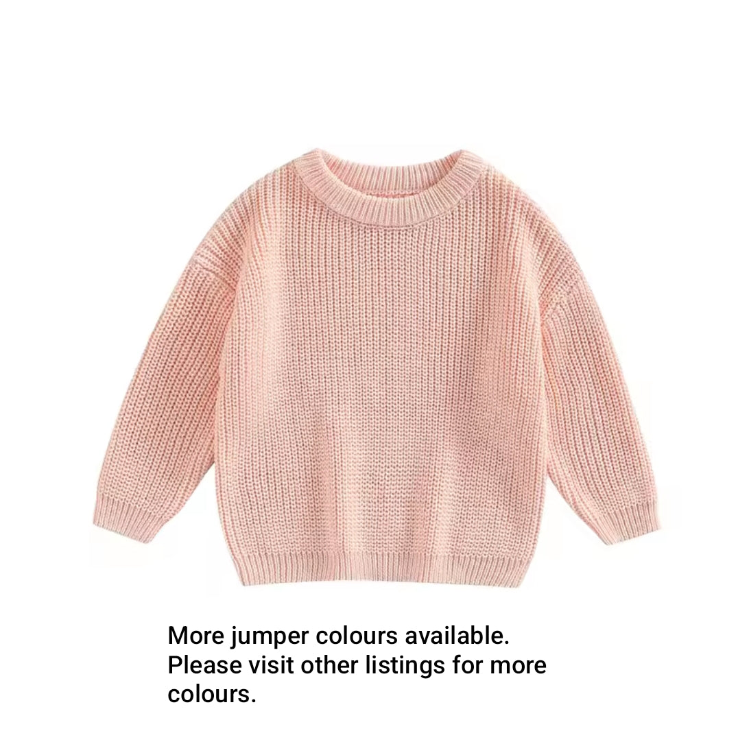 Baby Pink Oversized Jumper - Multicolours available