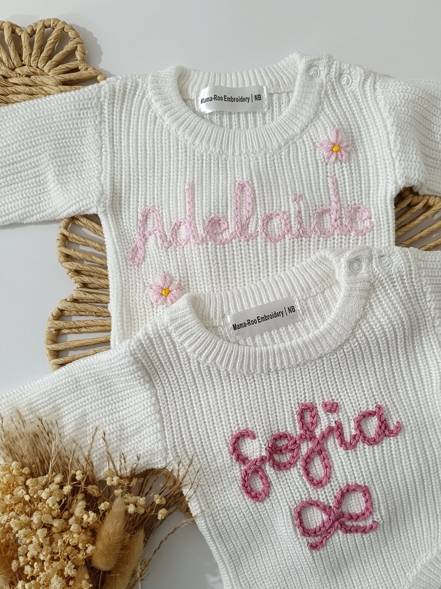 Personalised Organic Cotton Frill White Romper
