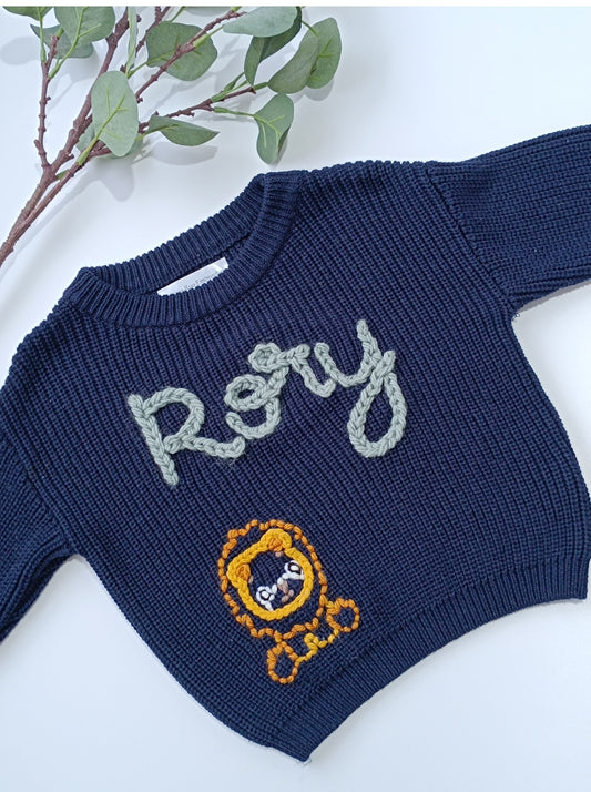 Navy Oversized Jumper - Multicolours available